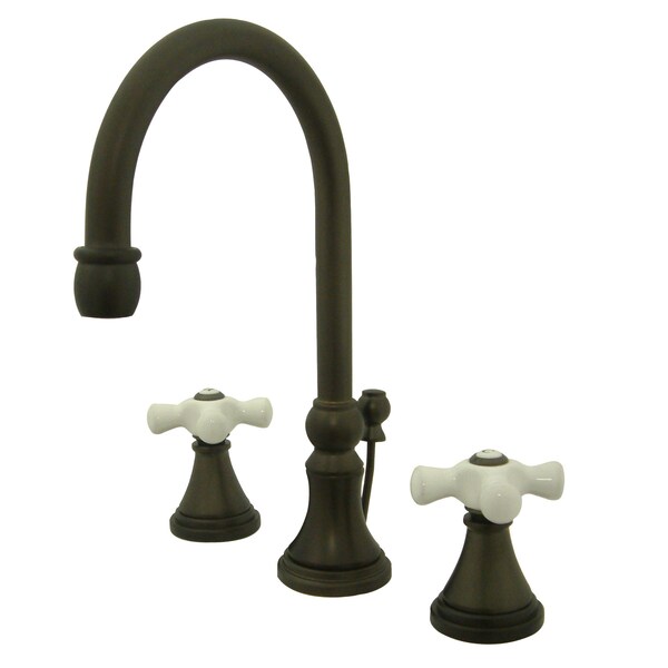 8" Widespread Bathroom Faucet, Oil Rubbed Bronze